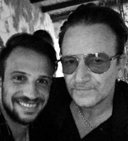 Les stars internationales, comme Bono, ont également eu droit à leur petit selfie !