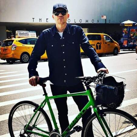 Gaëtan Roussel faisait du vélo à New York. 