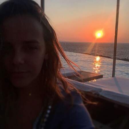 Oh le beau coucher de soleil en Grèce capturé par Pauline Ducruet ! 