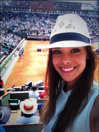Sa copine Marine Lorphelin était aussi à Roland-Garros
