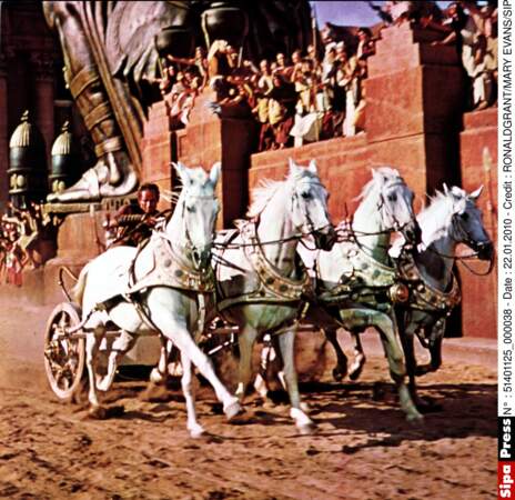 13/ Charlton Heston toujours dans Ben Hur (1959), 13,8 millions d'entrées