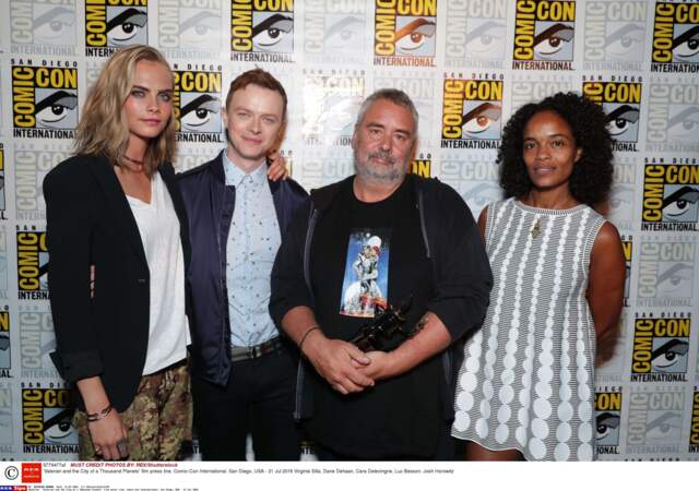 Luc Besson est venu parler de son film VALERIAN avec ses acteurs et son épouse