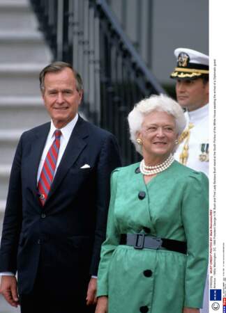 Barbara Bush, First lady de 1989 à 1993, était connue pour ses recettes de cookies et sa cuisine familiale