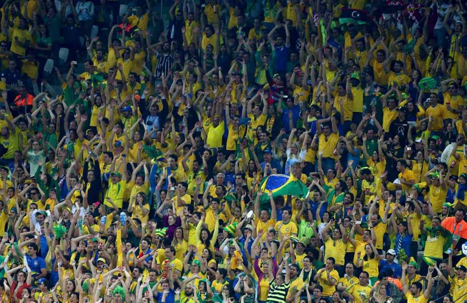 Y a-t-il des supporters brésiliens dans la salle ? (Visiblement oui)