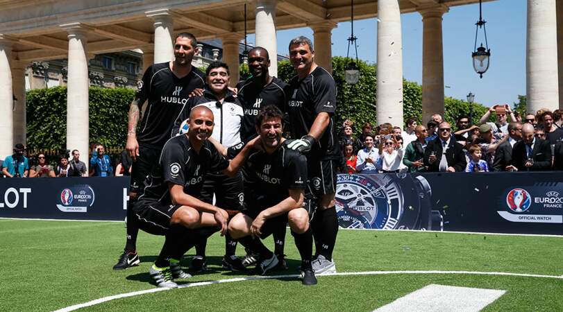 L'équipe de Maradona (Trezeguet, Seedorf, Materazzi, Peruzzi, Ferrara) 