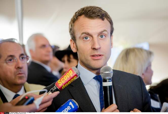 12. Emmanuel Macron, ministre de l'Economie et des Finances.