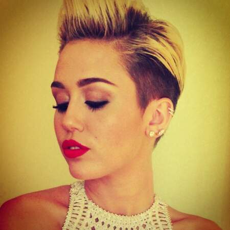 Quand Miley ne tire pas la langue, elle peut être très jolie.