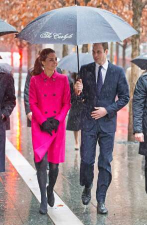 Kate Middleton et le prince William ont également visité le Mémorial du 11 Septembre.