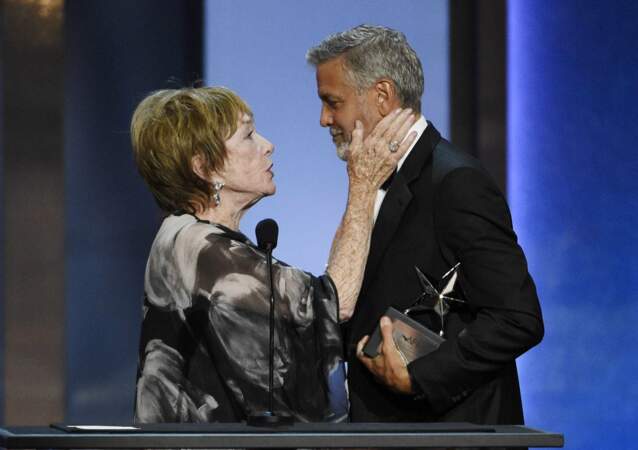 Shirley MacLaine et George Clooney