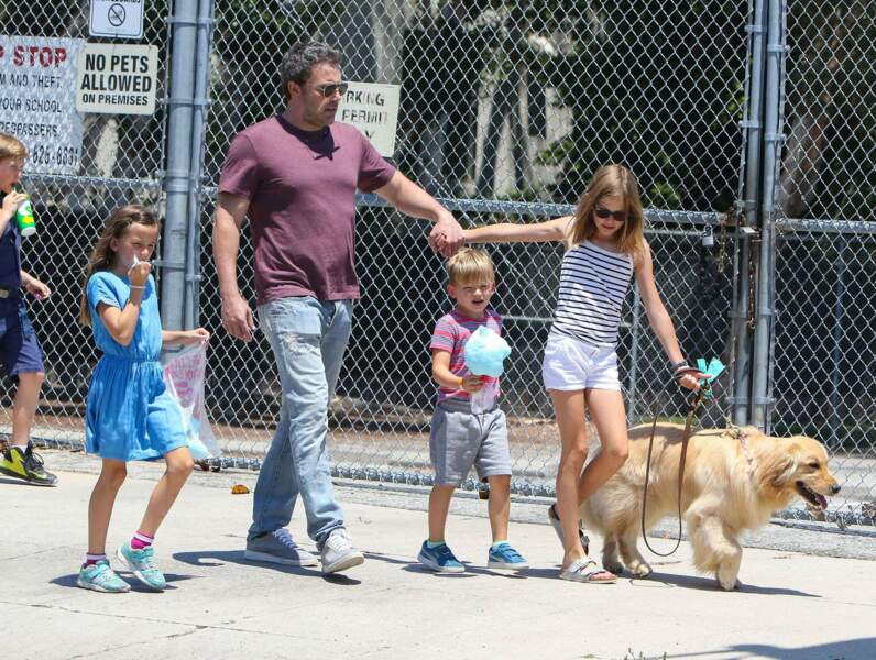 Ben Affleck adore passer du temps avec ses enfants Violet, Samuel et Seraphina 