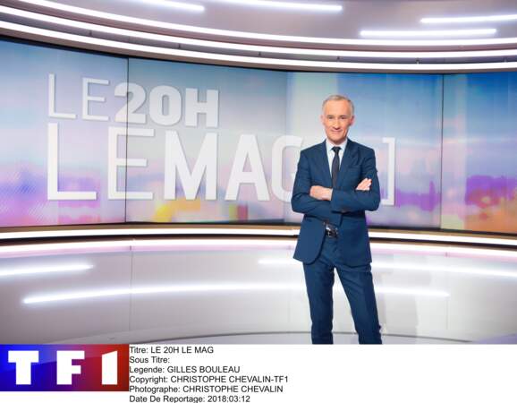 En 2018, voici le nouveau magazine d'information pour Gilles Bouleau sur TF1, "20h le mag"