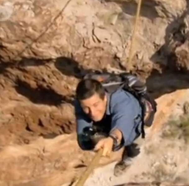 Fermez les yeux si vous avez le vertige, car voici toujours Bear survolant le canyon, mais vu du dessus. 