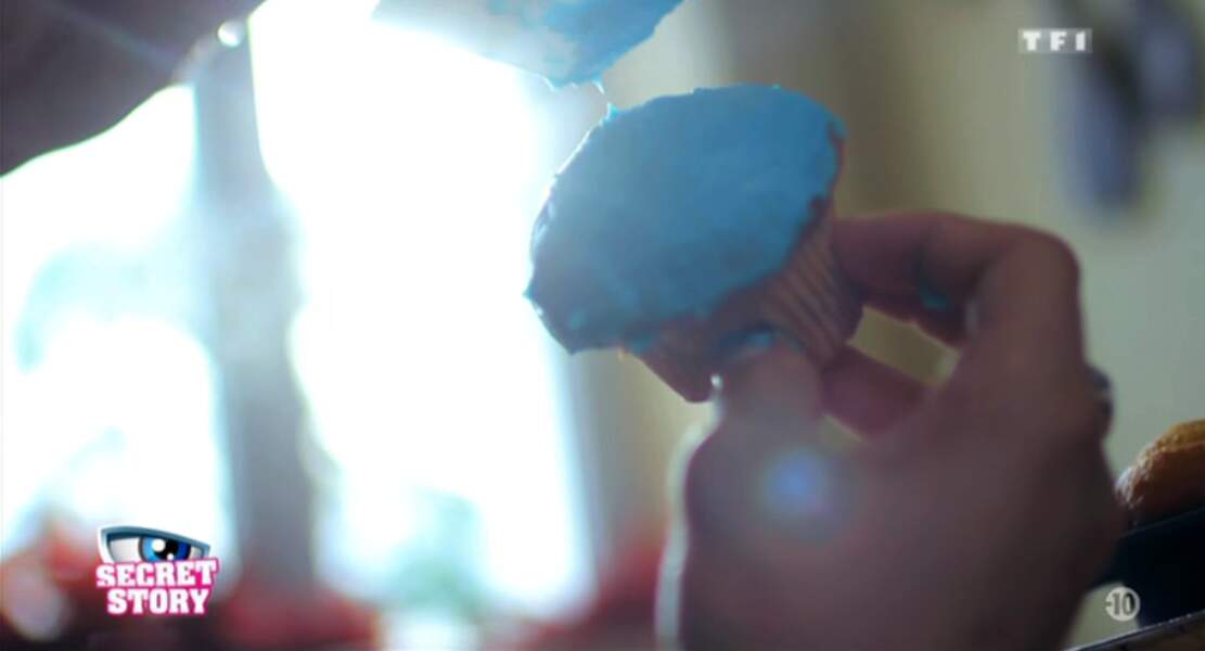 ... mais aussi des cupcakes bleu turquoise. 
