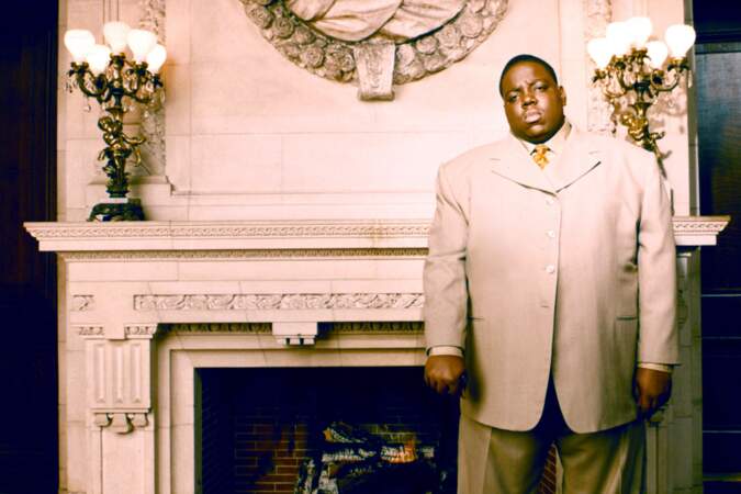 Le rappeur Notorious B.I.G, assassiné à l'âge de 24 ans lors d'un règlement de comptes. 