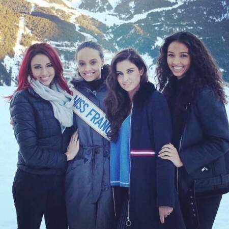 Delphine Wespiser, Flora Coquerel et Malika Ménard ont rejoint Miss France