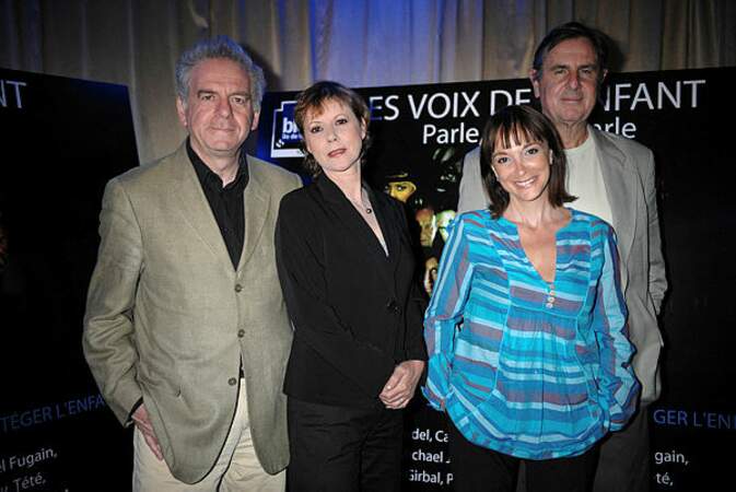 Avec Dorothée, Jacky et Patrick Simpson-Jones en 2008