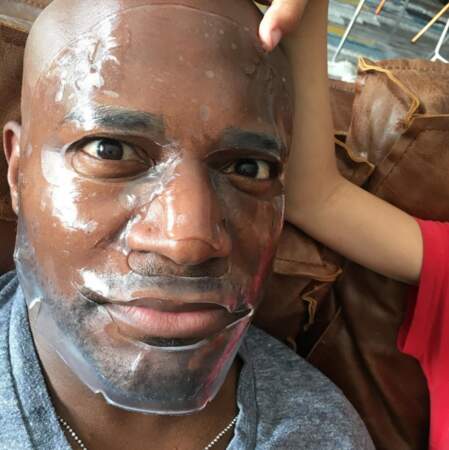 Pour l'acteur Taye Diggs rien ne vaut un bon masque !