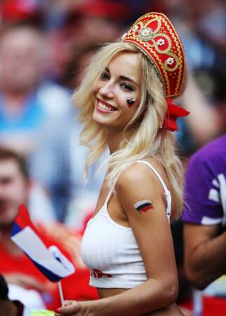 Une Russe tout sourire avant la désillusion en quart de finale