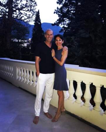 Repos mérité en Italie pour Zinédine Zidane et son épouse, Véronique.