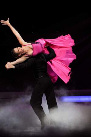 Lorie et Christian Millette à la première de la tournée Danse avec les stars à Bercy