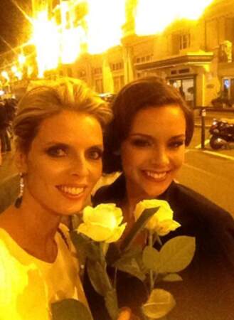 Accompagnée de notre Miss France, Sylvie Tellier sait comment dire bonne nuit à ses twittos...