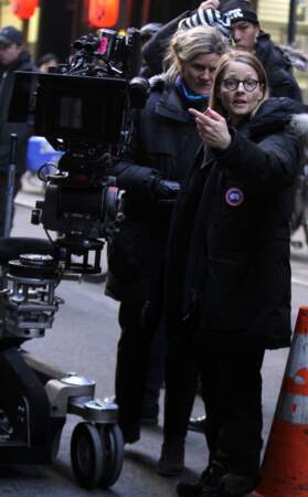 Jodie Foster passe derrière la caméra pour le tournage de "Money Monster" à New-York