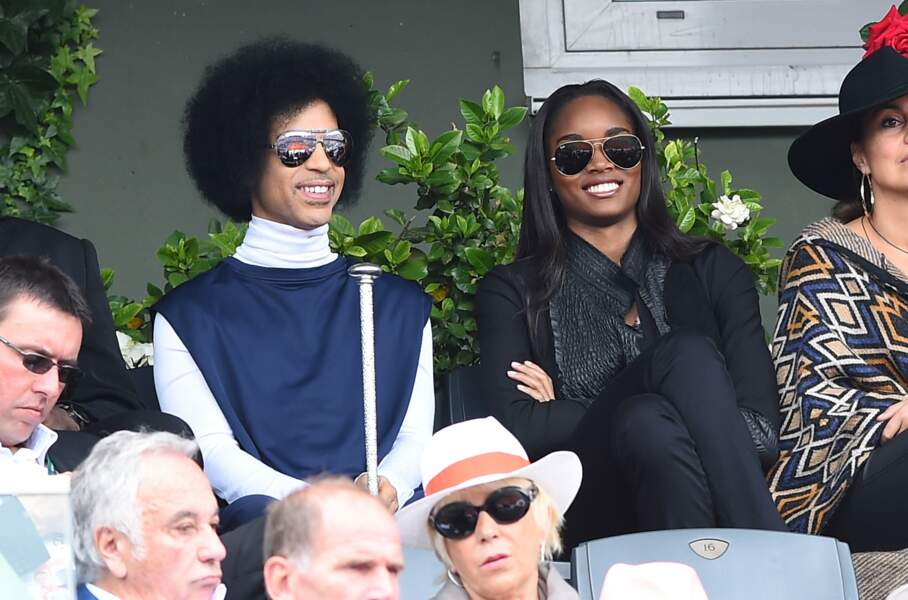 À Roland Garros en 2014, avec sa nouvelle fiancée Damaris Lewis