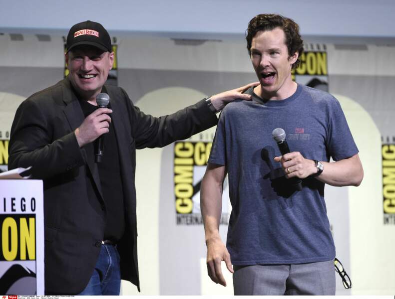 Le Président des studios Marvel, Kevin Feige, a présenté DOCTOR STRANGE avec son héros, Benedict Cumberbatch