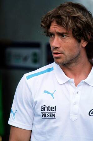 Le footballeur uruguayen Diego Lugano, 33 ans