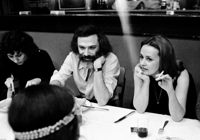 Avec Georges Moustaki à Bobino en 1970