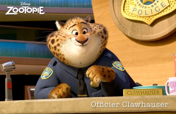 Clawhauser (voix originale de Nate Torrence)