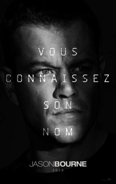 En salles le 10 août 2016, Jason Bourne