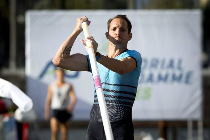 Renaud Lavillenie s'est paré des anneaux olympiques sur son avant-bras