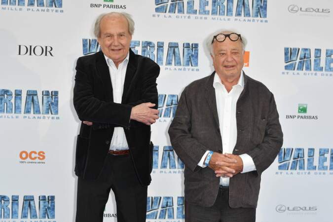 Pierre Christin et Jean-Claude Mezieres, les créateurs de la BD Valerian, sont aussi de la fête