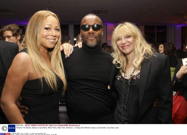 Mariah Carey, Courtney Love et Lee Daniels, le créateur de la série.