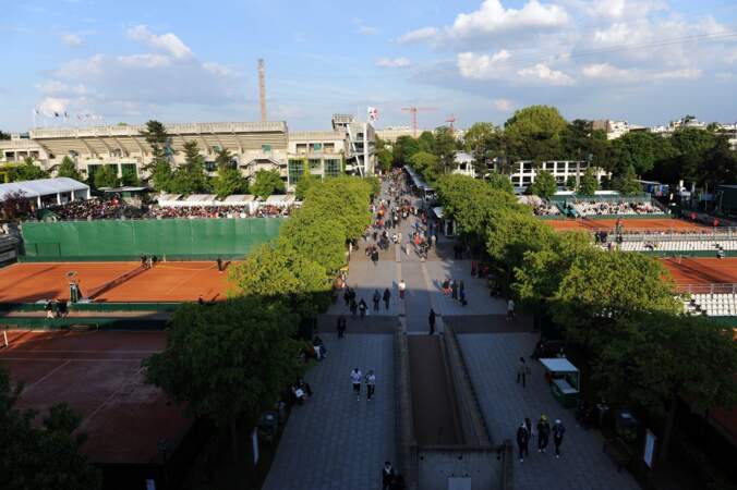Joli soleil pour la première journée de Roland-Garros
