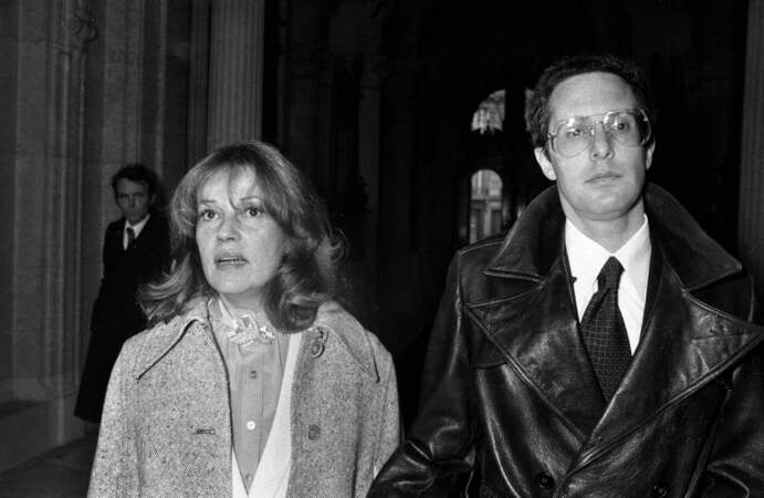 Jeanne Moreau et William Friedkin lors de leur mariage en 1977
