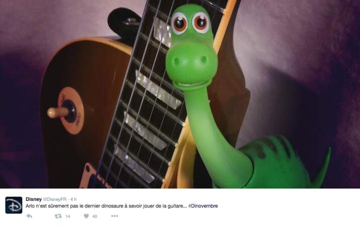 Qui a dit qu'un dinosaure ne savait pas jouer de la guitare ? 