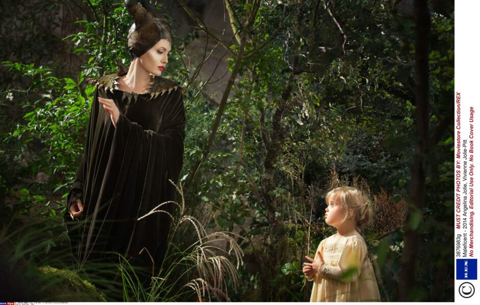 La petite Vivienne a joué aux côtés de sa mère dans le film Disney Maléfique !