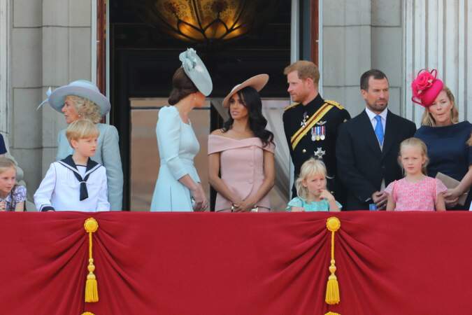 La famille royale sur l'emblématique balcon pour saluer la foule