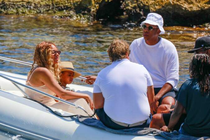 Beyonce Knowles and Jay Z ont pris le bateau à Beaulieu-sur-Mer