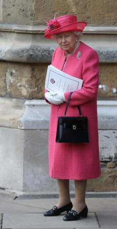 La reine Elizabeth II assistait évidemment au mariage de la fille du prince Michael de Kent, son cousin préféré