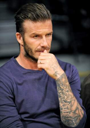 Ca y est, David Beckham a trouvé son style casual chic et la mèche impeccablement coiffée