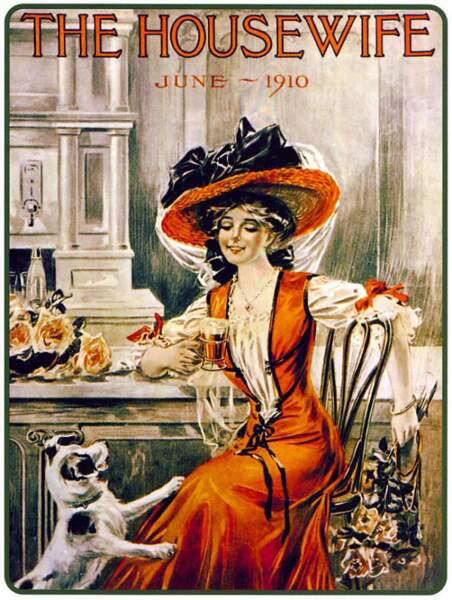 Affiche Coca Cola de 1910 - Pas si desperate housewives