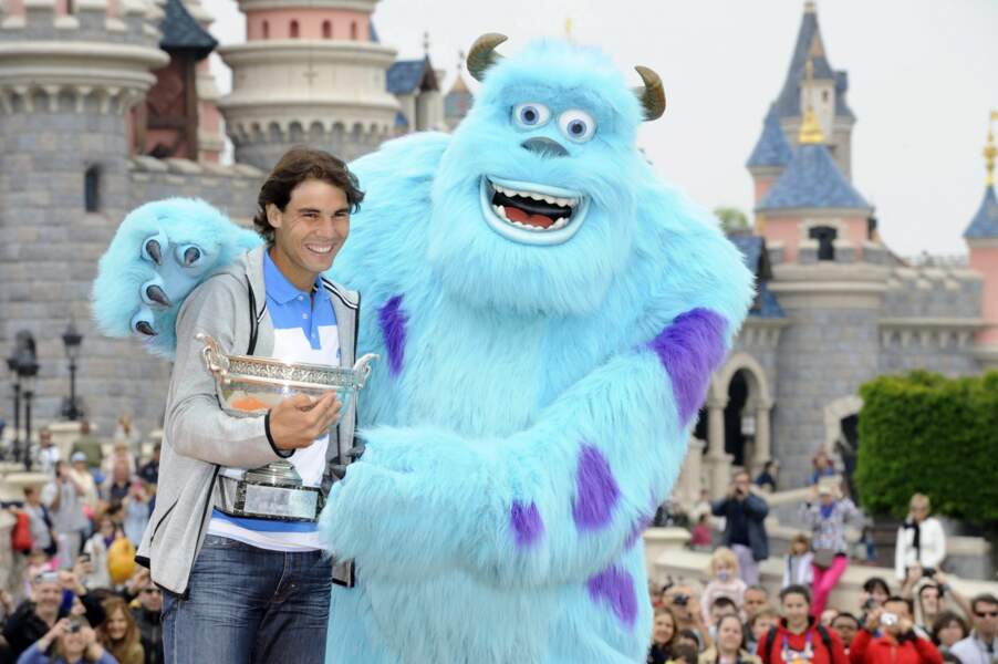 Rafael Nadal est ensuite allé fêter son titre à Disneyland.