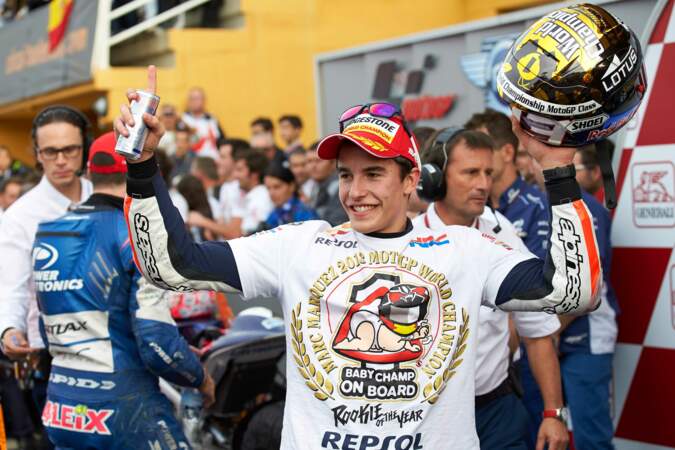 MotoGP - Marc Marquez plus jeune champion du monde de l'histoire