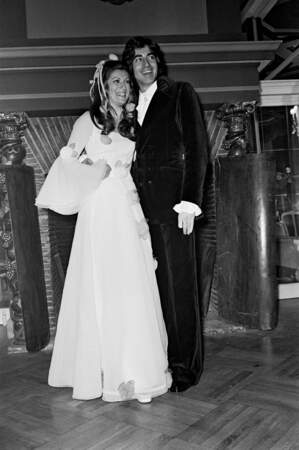 Sheila et Ringo lors de leur mariage en 1973