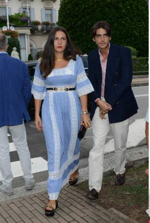 Margherita Missoni, l'héritière de la célèbre maison de mode italienne, et son mari, le pilote Eugenio Amos