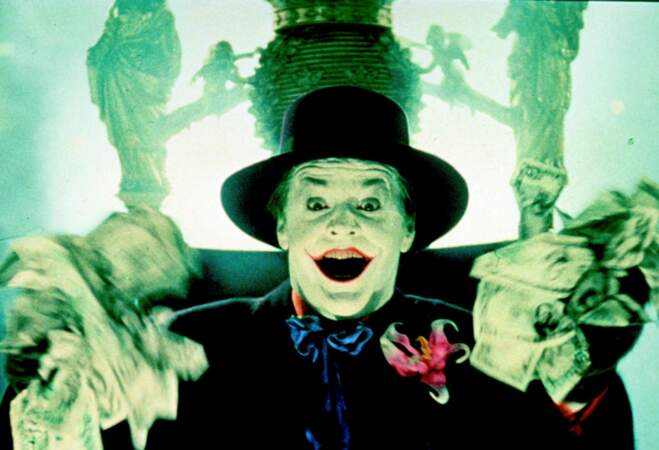 Dans Batman (1989), Burton fait de Jack Nicholson un effroyable Joker
