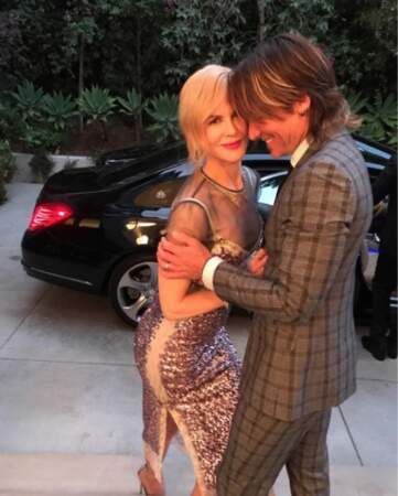 Petits pas de danse pour Nicole Kidman et son mari Keith Urban 